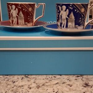 Wedgwood Renaissance Mix Teacup
Saucer Set of 2